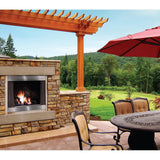 Kingsman OFP42 42" Intermittent Pilot Natural Gas Zero Clearance Outdoor Fireplace