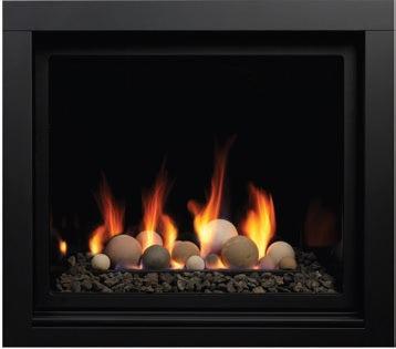 Kingsman ZCV34H 33" Zero Clearance Millivolt Control Natural Gas Direct Vent Fireplace
