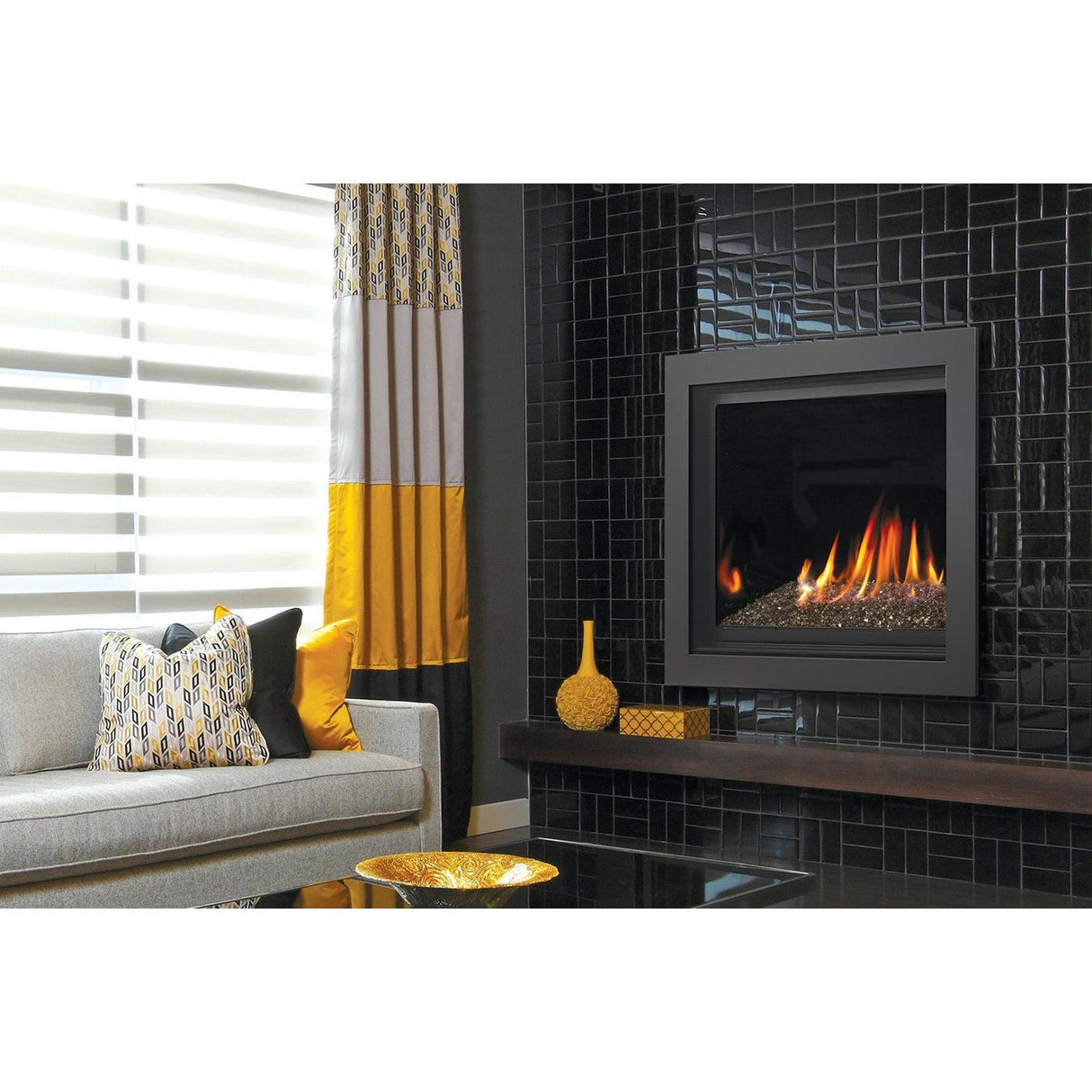 Kingsman ZCV42 42" Natural Gas Direct Vent Fireplace ZCV42N