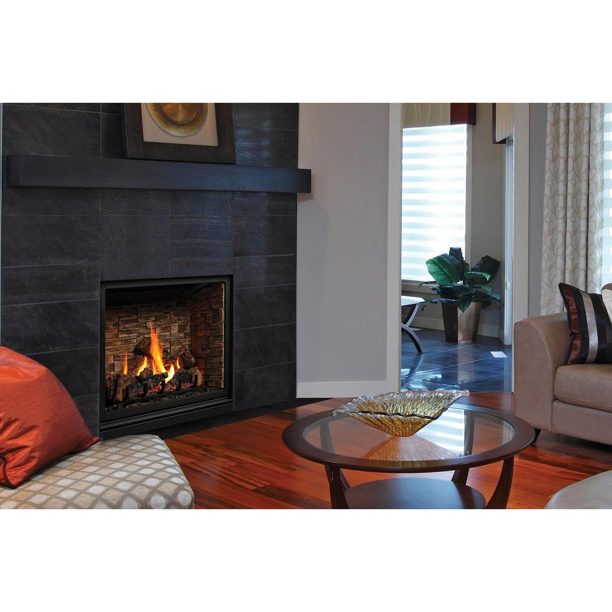 Kingsman ZCV42 42" Natural Gas Direct Vent Fireplace ZCV42N