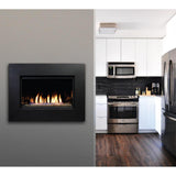 Kingsman ZCVRB3622 36" Millivolt Natural Gas Zero Clearance Direct Vent Linear Fireplace