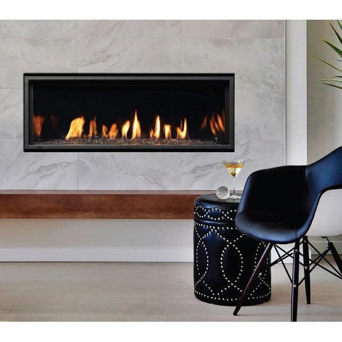 ZCVRB47 47" Natural Gas Direct Vent Linear Fireplace ZCVRB47N