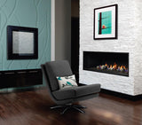 Kingsman ZCVRB60 60" Propane Gas Direct Vent Linear Fireplace ZCVRB60LPE