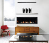 Kingsman ZCVRB60 60" Zero Clearance Millivolt Control Propane Direct Vent Linear Fireplace