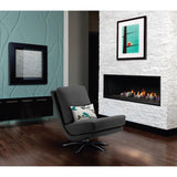 Kingsman ZCVRB60 60" Millivolt Natural Gas Zero Clearance Direct Vent Linear Fireplace