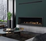 Kingsman ZCVRB72 72" Zero Clearance Millivolt Control, Natural Gas Direct Vent Linear Fireplace