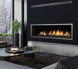 Kingsman ZCVRB72 72" Zero Clearance Propane Direct Vent Linear Fireplace