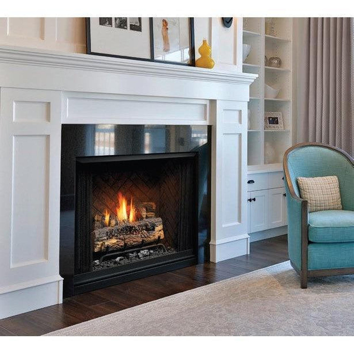 Kingsman ZVFCV42 42" Zero Clearance Vent Free Firebox