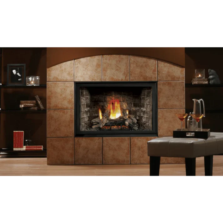 Kingsman HBZDV4224 42 Inch Zero Clearance Direct Vent Gas Fireplace in Millivolt Ignition Attached