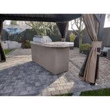 KoKoMo Grills Poly 7'6" BBQ Island with Octagon Bar on Three Sides and Built in BBQ Grill