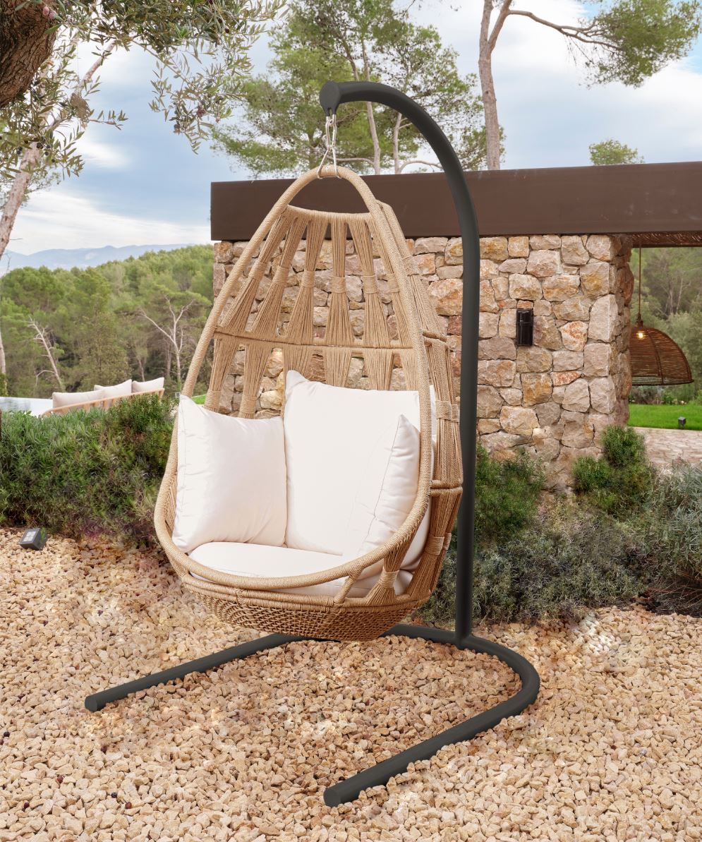 Skyline Design Krabi Hanging Chair with Sunbrella Cushion & Stand