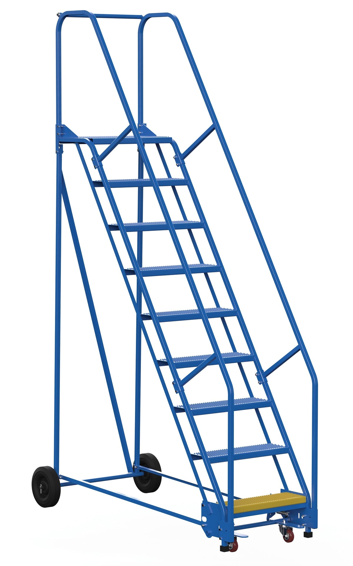 FLASH SALE! Vestil 9 Step Steel Rolling Warehouse Ladder 350 lb ...