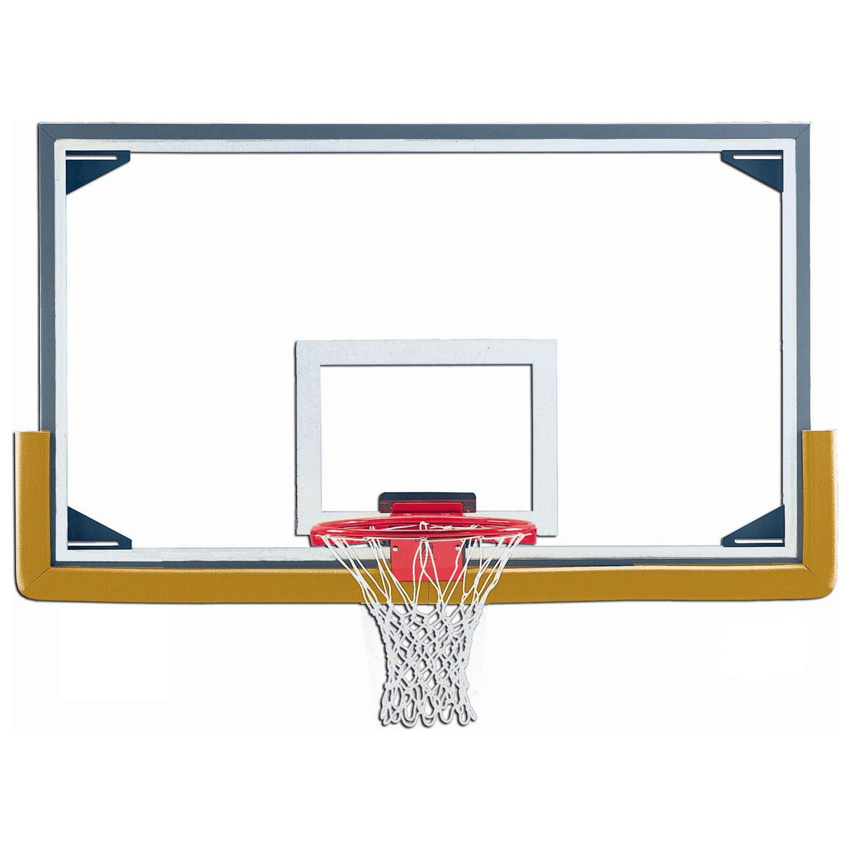 Gared Professional Competition Glass Backboard 42″ x 72″ Tempered Steel Framed Backboard