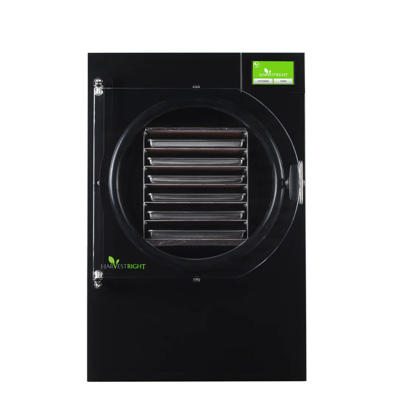 Harvest Right Large Home Pro Freeze Dryer with Oil Free Vacuum Pump, 6 Trays and Mylar Starter Kit in Black