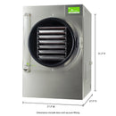 Harvest Right Large Home Pro Freeze Dryer with Oil Free Vacuum Pump, 6 Trays and Mylar Starter Kit in Stainless Steel