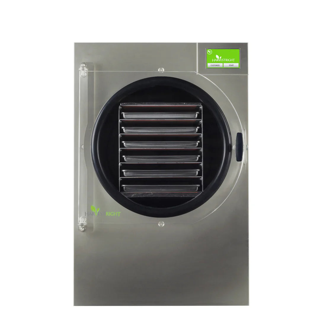 Harvest Right Large Home Pro Freeze Dryer with Oil Free Vacuum Pump, 6 Trays and Mylar Starter Kit in Stainless Steel