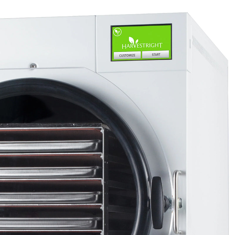 Harvest Right Large Home Pro Freeze Dryer with Oil Free Vacuum Pump, 6 Trays and Mylar Starter Kit in White