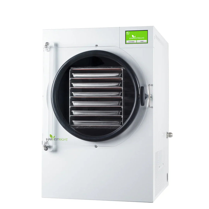 Harvest Right Large Home Pro Freeze Dryer with Oil Free Vacuum Pump, 6 Trays and Mylar Starter Kit in White