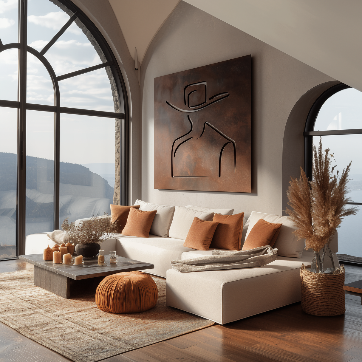 The Line Rider - Metal Wall Art