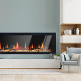 Litedeer 48" Latitude II Push-In Contemporary Smart Linear Vent-Free Built-In Electric Fireplace ZEF48X
