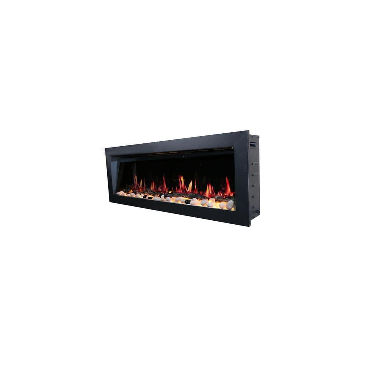 Litedeer 48" Latitude II Push-In Contemporary Smart Linear Vent-Free Built-In Electric Fireplace ZEF48X