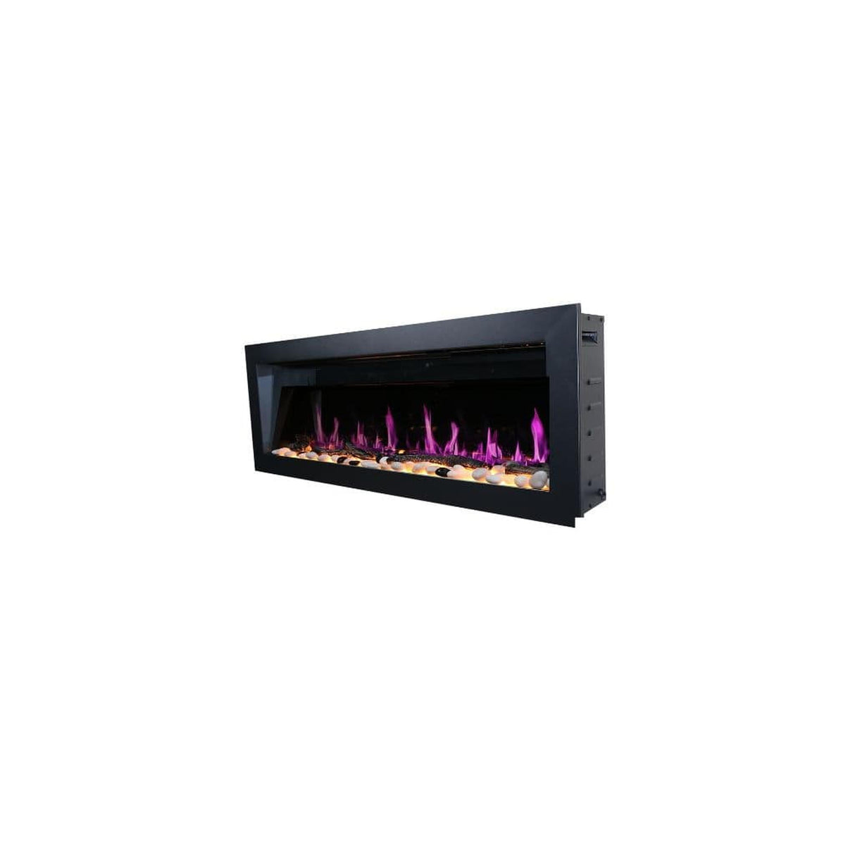 Litedeer 48" Latitude II Push-In Contemporary Smart Linear Vent-Free Built-In Electric Fireplace ZEF48X
