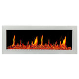Litedeer Homes Gloria II 48" Smart Wall Mounted Electric Fireplace with App 5 Unique Flame ZEF48XAW