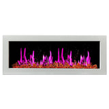 Litedeer Homes Gloria II 48" Smart Wall Mounted Electric Fireplace with App 5 Unique Flame ZEF48XAW