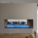 Litedeer Homes Mercury 40" Black Smart Control Water Vapor Electric Fireplace Cassette VEW40