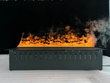 Litedeer Homes Mercury 60" Black Smart Control Water Vapor Electric Fireplace Cassette VEW60