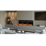 Litedeer Homes WarmCastle 50" 3-Side Smart Electric Fireplace With Amber Reflective Glass ZEF50TA