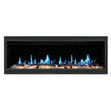 Litedeer Latitude 45" Smart Linear WiFi Enabled Vent-Free Built-In Electric Fireplace With Driftwood Log & River Rock ZEF45X