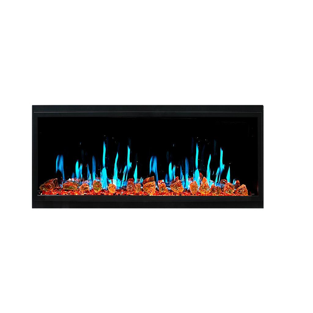 Litedeer Homes Latitude 45″ Ultra‑Slim Smart Built‑In Electric Fireplace ZEF45XA