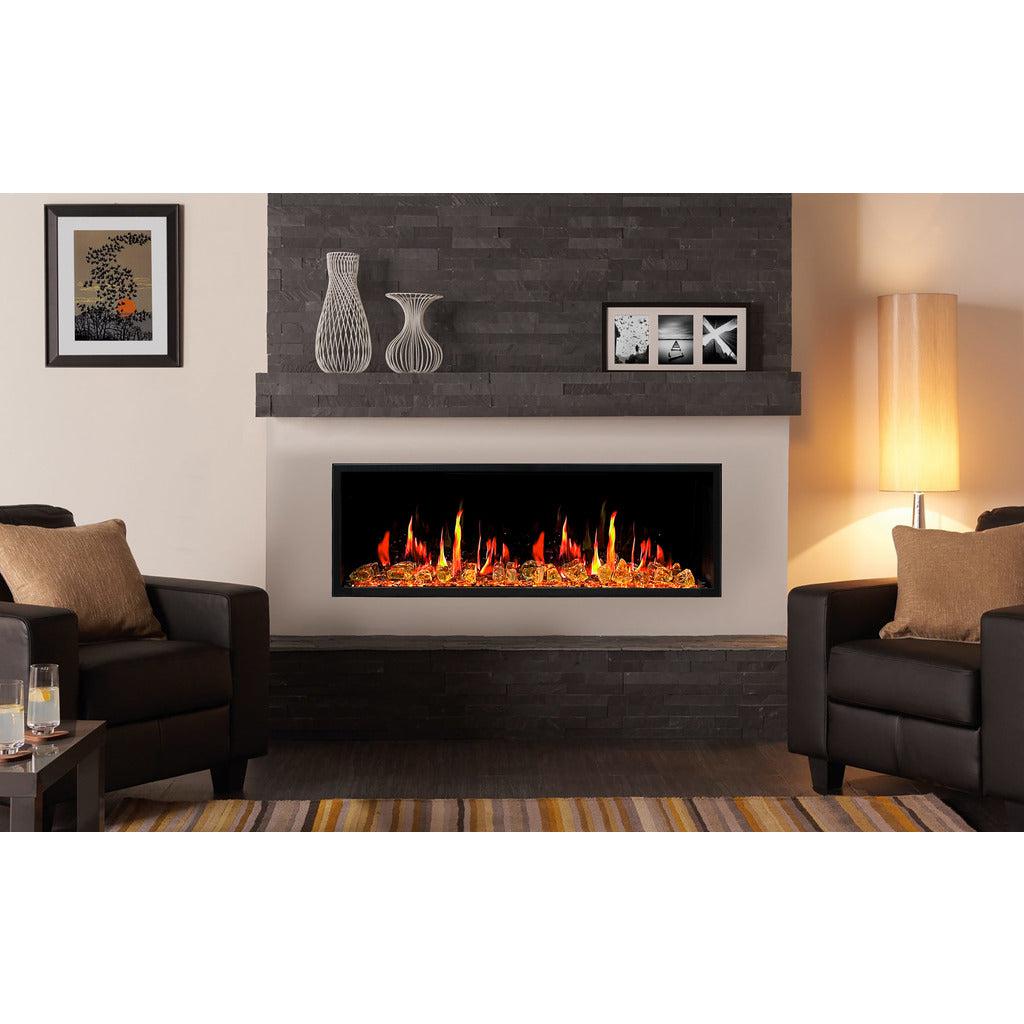 Litedeer Homes Latitude 45″ Ultra‑Slim Smart Built‑In Electric Fireplace ZEF45XA