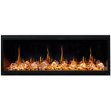 Litedeer Homes Latitude 55 inch Built-in Smart Electric Fireplace with Crackling Sounds Diamond-like Crystal ZEF55VC