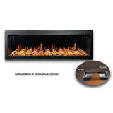 Litedeer Homes Latitude 65″ Smart Ultra‑Slim Built‑In Electric Fireplace ZEF65XC