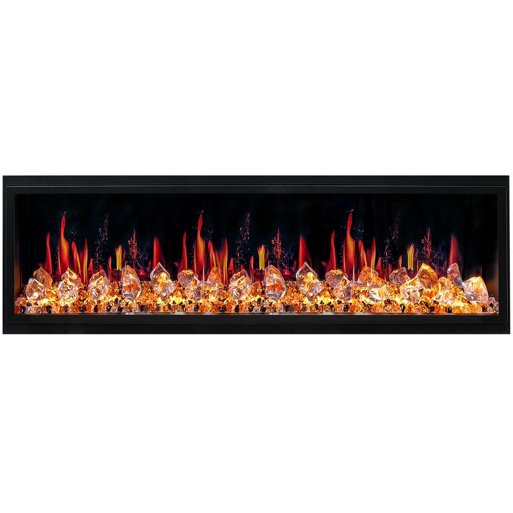 Litedeer Homes Latitude 65″ Smart Ultra‑Slim Built‑In Electric Fireplace ZEF65XC