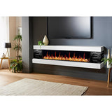 Litedeer Homes Latitude 75″ Smart Control Ultra‑Slim Built‑In Electric Fireplace ZEF75VC