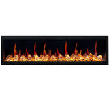 Litedeer Homes Latitude 75″ Smart Control Ultra‑Slim Built‑In Electric Fireplace ZEF75VC