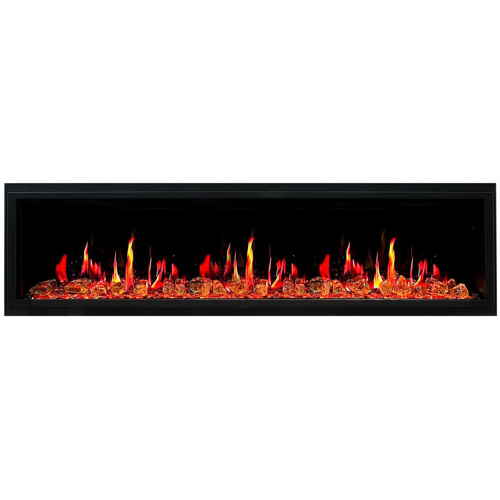 Litedeer Homes Latitude 75″ Smart Built‑In Electric Fireplace ZEF75VA