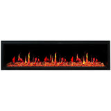 Litedeer Homes Latitude 75″ Smart Built‑In Electric Fireplace ZEF75VA