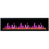 Litedeer Homes Latitude 75″ Smart Built‑In Electric Fireplace ZEF75VA