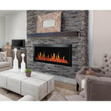 Litedeer Homes Latitude II 48" Smart Wall-Mounted Electric Fireplace with App Control & Crackling Sounds ZEF48XA