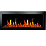 Litedeer Homes Latitude II 48" Smart Wall-Mounted Electric Fireplace with App Control & Crackling Sounds ZEF48XA