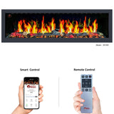 Litedeer Homes Gloria II 78" Smart Wall-Mounted Smart Electric Fireplace ZEF78VS