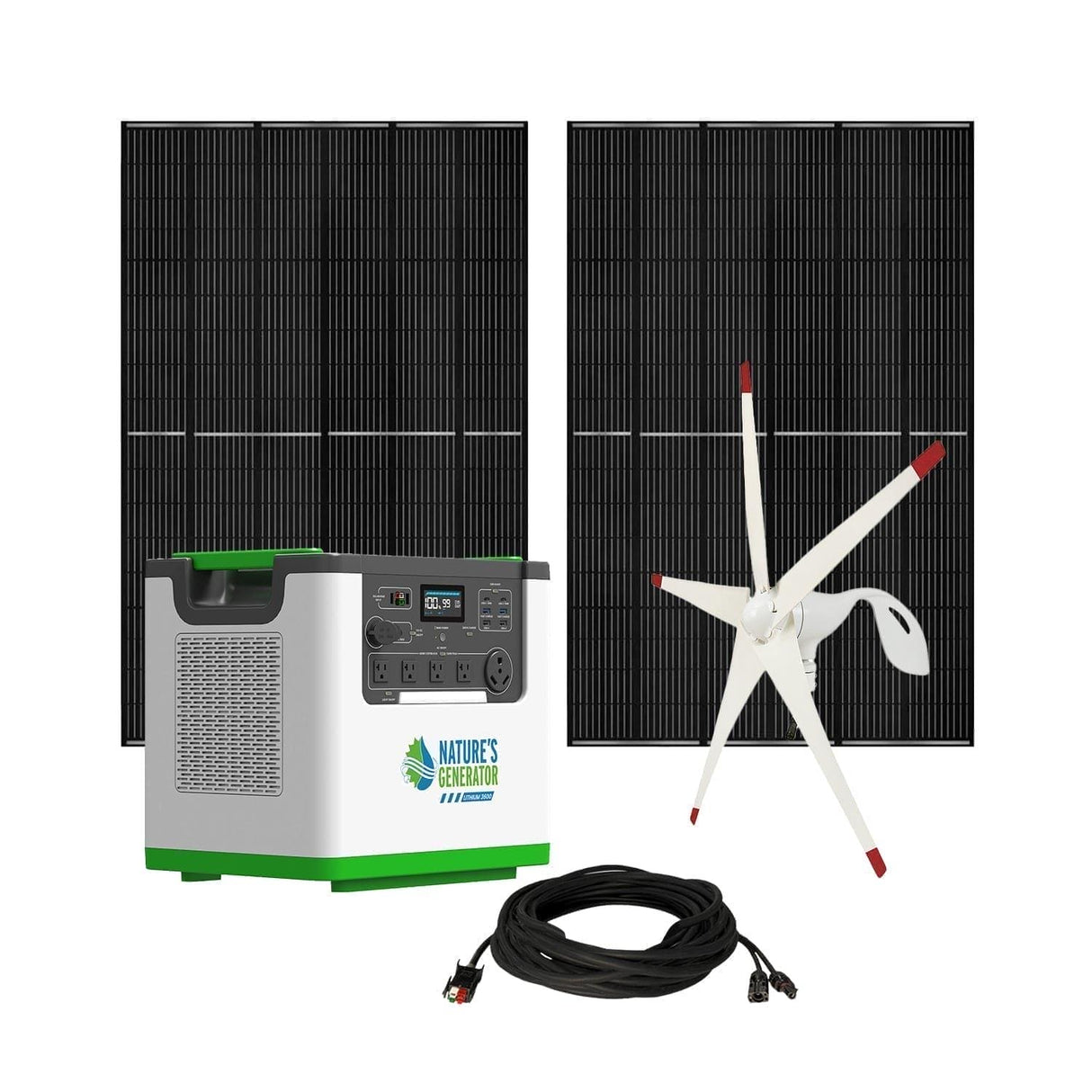 Lithium 3600 Solar and Wind Generator Hover