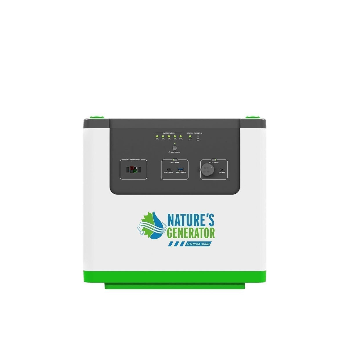 Nature’s Generator Lithium 3600 Solar Generator – 3600W / 3072Wh Power Station