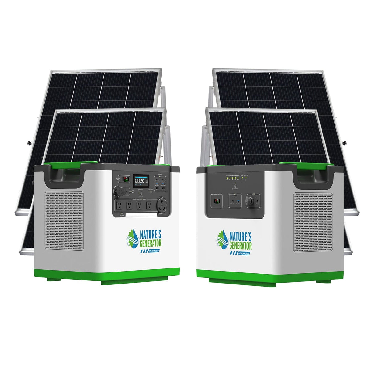 Nature’s Generator Lithium 3600 Solar Generator – 3600W / 3072Wh Power Station