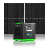 Lithium 6000 and 2x 200W Folding Solar Panel Hover Image