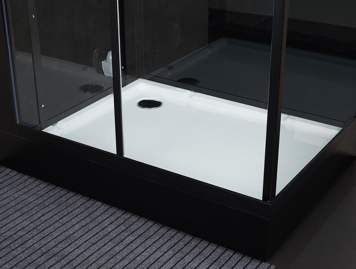 Maya Bath Platinum Lucca‑R 47″ × 33″ × 88″ Steam Shower